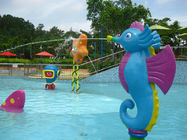 Trò chơi dưới nước Trẻ em Thân thiện với trẻ thơ Công viên Nước Cartoon Hippocampus Spray Blue Color