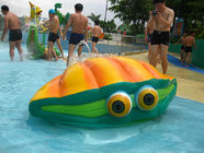 Trẻ em Công viên Aqua Park Thiết bị Sợi thủy tinh Shell Spray Toy for Amusement Park