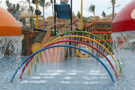 Rainbow Door Splash Aqua Playground Spray Fountains Cấu trúc chơi