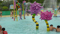 Trẻ em Sân chơi nước Croal Flower Thiết bị Aqua Park Thiết bị Nước hồ Đồ chơi Lotus Seedpod Spray