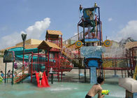 Trung bình Sân chơi Aqua Water House, Thiết bị Công viên Nước Thương mại Với Trượt