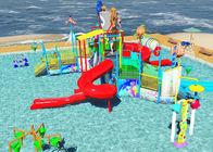 Family Slide Theme Park Thiết kế Spiral / Straight Fun Tương tác nước Rides