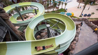 Công viên nước Xây dựng công viên nước xoắn ốc mở bằng sợi thủy tinh Slide 400 Rider / H / Lane