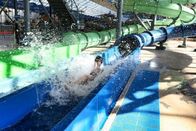 Trượt hồ bơi xoắn ốc FRP Boomerang tùy chỉnh bảo vệ môi trường