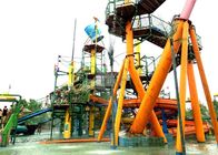 OEM Chống tia cực tím Aqua Playground Tàu Cướp biển Trượt cho Công viên Resort