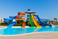 Holiday Resort Đường trượt nước Gia đình bằng sợi thủy tinh Đường trượt hồ bơi cho công viên nước Chủ đề