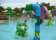 Trò chơi phun nước cho trẻ em, ếch phong cách thủy tinh thủy tinh đồ chơi thiết bị công viên nước