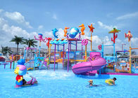 Xây dựng công viên nước tùy chỉnh, thiết bị sân chơi trẻ em bằng sợi thủy tinh Slide
