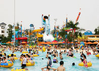 Trung bình Sân chơi Aqua Water House, Thiết bị Công viên Nước Thương mại Với Trượt