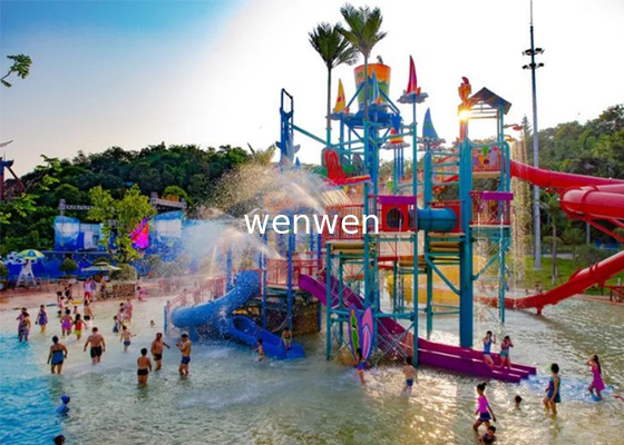 1 Rider Water Park Slide Được xây dựng bằng sợi thủy tinh bền và tải 1Rider/Slide