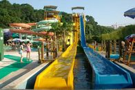Kích thích công viên nước sợi thủy tinh Slide / Thiết bị chơi nước tốc độ cao cho người lớn