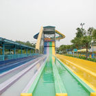 Công viên Resort Cầu vồng dành cho người lớn Trượt nước bằng sợi thủy tinh có rãnh đệm