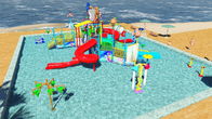 Thiết kế công viên nước thương mại Kid Bể bơi sợi thủy tinh Chơi thiết bị nước
