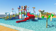 Thiết kế công viên nước thương mại Kid Bể bơi sợi thủy tinh Chơi thiết bị nước