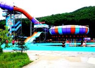 360 khách / giờ Trượt nước Space Bowl Thiết bị chơi dưới nước của Aqua Resort