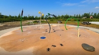 Ống mạ kẽm cho trẻ em Sân chơi nước Công viên trò chơi tương tác dành cho trẻ em