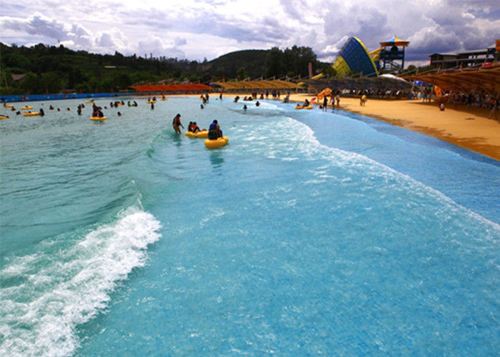 Công viên Nước Nóng Wave Pool 0.9-1.5 Chiều cao sóng với Sandy Beach nhân tạo